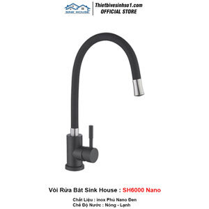 Vòi bếp nóng lạnh gắn chậu Nano SH-6000
