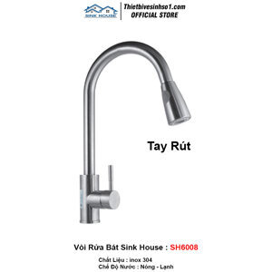 Vòi bếp nóng lạnh SH-6008