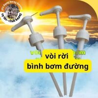 Vòi bình bơm nhựa 1600ml - bình bơm thủy tinh 1100ml phụ kiện bán lẻ rời