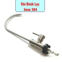 Vòi Bình Lọc Nước, Vòi Máy Lọc Nước Cao Cấp, Vòi Tay Gạt Máy Lọc Nước Inox 304