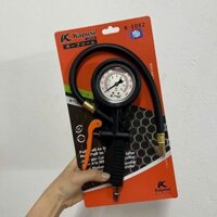 Vòi bơm hơi ô tô xe máy xe đạp đồng hồ đo áp suất lốp xe bơm khí lốp xe kapusi nhật bản K-1080