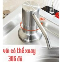 Vòi bơm nhấn hút nước rửa chén inox 304 dây dẫn dài 1m2  tại TPHCM Q.Tân Bình