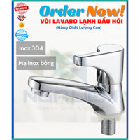 Vòi Bồn Rửa Mặt, Vòi Lavabo Lạnh Dấu Hỏi Mạ Inox Bóng – [Hàng Chất Lượng]