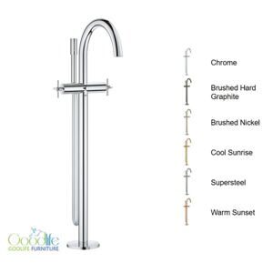 Vòi bồn tắm đặt sàn Grohe Atrio 25044003