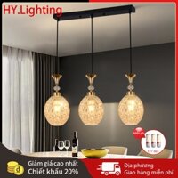 （Với bóng đèn）3 màu thay đổi ánh sáng hiện đại đèn chùm phòng khách đèn chùm phòng ngủ đèn thả trần trang trí đèn bếp