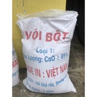 Vôi bột (CaO) Việt Nam- Xử lý nước - 5kg/bịch