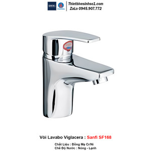 Vòi chậu 1 lỗ nóng lạnh Sanfi SF168