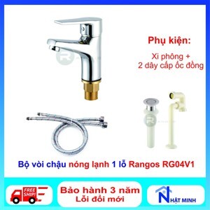 Vòi chậu 1 lỗ Rangos RG-04V1