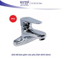 Vòi chậu 3 lỗ chống muối FE tay đồng KUTO Nhật Bản (VO5)