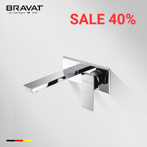 Vòi chậu âm tường cao cấp Bravat P69183C-ENG