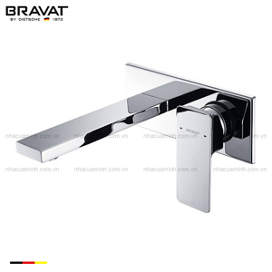Vòi chậu âm tường cao cấp Bravat P69183C-ENG