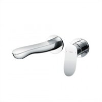 Vòi chậu gật gù nóng lạnh gắn tường GO (2 lỗ) Kích thước vòi (từ tâm xả nước đến tường): 227.5 mm TOTO-TLG01311B