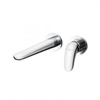 Vòi chậu gật gù nóng lạnh gắn tường GS (2 lỗ) Kích thước vòi (từ tâm xả nước đến tường): 225.2 mm TOTO-TLG03308B
