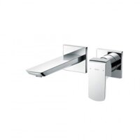 Vòi chậu gật gù nóng lạnh gắn tường GR (2 lỗ) Kích thước vòi (từ tâm xả nước đến tường): 175.6 mm TOTO-TLG02310B