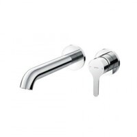 Vòi chậu gật gù nóng lạnh gắn tường LB (2 lỗ Kích thước vòi (từ tâm xả nước đến tường): 225.5 mm TOTO-TLS01310B
