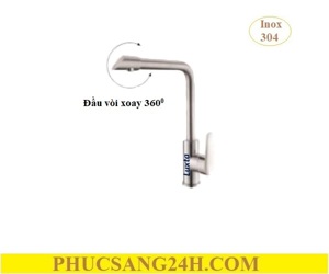 Vòi chậu inox 304 Luxta L3219XS