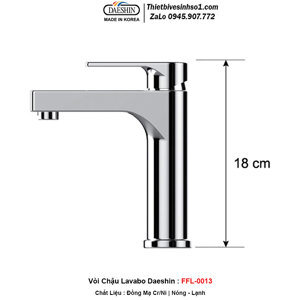 Vòi chậu lavabo Daeshin FFL-0013