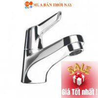 Vòi chậu lavabo INAX lạnh LFV-17, LFV-17P (đi kèm bộ xả Lật A-325PS), Vòi chậu rửa 1 đường nước, Cam kết chính hãng