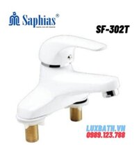 Vòi chậu Lavabo nóng lạnh 3 lỗ Saphias SF-302T