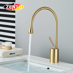 Vòi chậu Lavabo nóng lạnh Art Gold ZT2186
