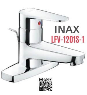 Vòi chậu lavabo nóng lạnh inax LFV-1201S-1