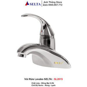 Vòi chậu lavabo nóng lạnh Selta SL-2015