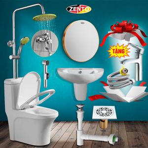 Vòi chậu lavabo nóng lạnh Zento ZT2063