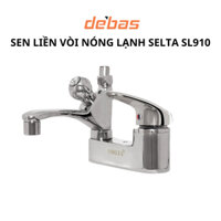 Vòi chậu liền sen nóng lạnh cao cấp chính hãng đồng mạ crom sen tắm Debas V5321 Selta SL910