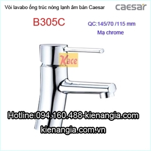 Vòi chậu nóng lạnh CAESAR B305C