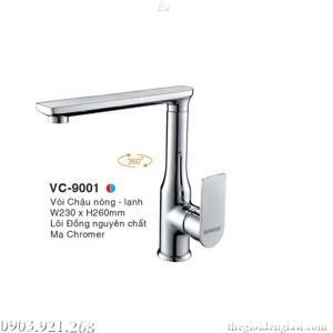 Vòi chậu nóng lạnh Euroto VL-9001
