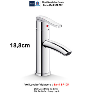 Vòi chậu nóng lạnh Sanfi SF105