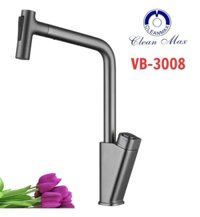 Vòi chậu rửa bát màu titan CleanMax VB-3008