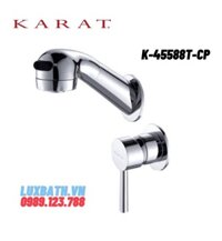 Vòi chậu rửa gắn tường Karat LUNA K-45588T-CP