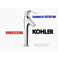 Vòi chậu rửa mặt cao Kohler Symbol K-19774T-BN mạ nikken mờ