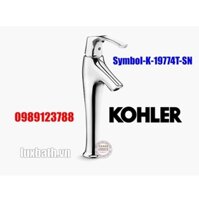 Vòi chậu rửa mặt cao Kohler Symbol K-19774T-SN mạ nikken bóng