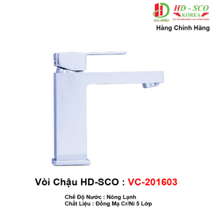 Vòi chậu rửa mặt Lavabo Hdsco VC-201603