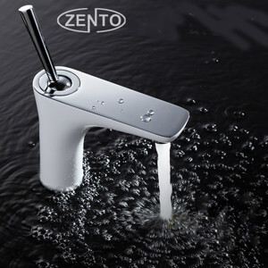 Vòi chậu rửa nóng lạnh mạ sứ Zento ZT2083