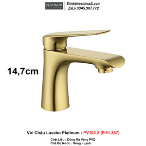 Vòi chậu Viglacera Platinum P.51.357