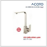 VÒI CHÉN NÓNG LẠNH INOX SUS 304 PT-263