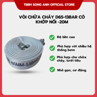 Vòi chữa cháy D65-13bar có khớp nối - 20m