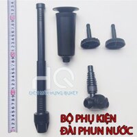 Vòi đài phun nước phi 14mm phi 21mm hình nấm ô hình sen tạo cảnh 2 tầng trang trí đèn Led đài phun nước mini có ánh sáng