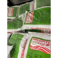 vôi dolomite nguyên bao 25kg tạo khoáng cho ao tôm cá, ốc bươu đen