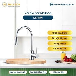 Vòi rửa bát Inox Malloca K131BN (K131- BN)