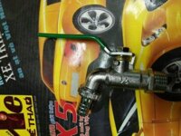 Vòi gạt rẻ d21 tay xanh