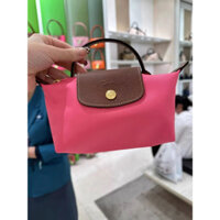 Với giá đáy đá Pháp longchamp túi mini War horse Nữ mini Bánh bao túi xách nylon tay cầm ngắn túi điện thoại di động