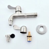 Vòi hồ đúc dài inox 304