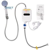 Vòi hoa sen nước nóng tức thì 220V Vòi phòng tắm Máy nước nóng 3500W Màn hình kỹ thuật số Phích cắm EU