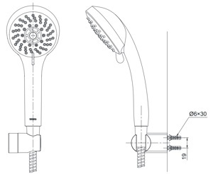 Vòi hoa sen ToTo DGH108ZR