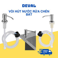 Vòi Hút Nước Ống Dẫn Dài 1m2, Vật Liệu Silicon DEVAL, Bơm Hút Dầu Rửa Bát Đa Năng Tiện Lợi Gắn Chậu Rửa Bát