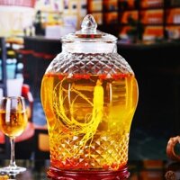 [VÒI INOX 304] 3L 6L 8L 10L 15L 19L 25L Bình Thủy Tinh Kim Cương 8833